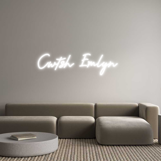 Custom Neon: Cwtsh Emlyn