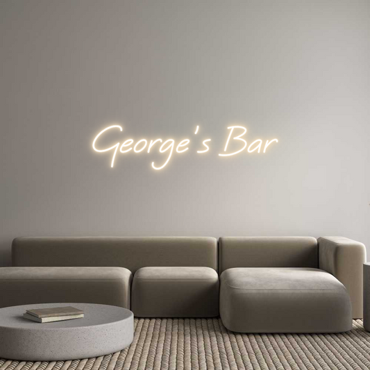 Custom Neon: George’s Bar