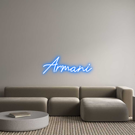 Custom Neon: Armani