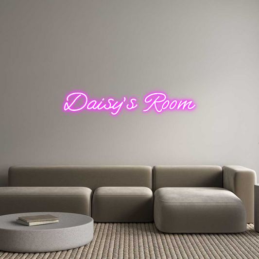 Custom Neon: Daisy’s Room