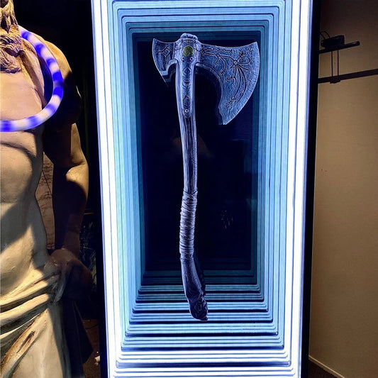 Axe Infinity Mirror LED Neon Sign Light Neon