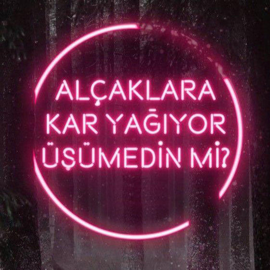 It's snowing in the lowlands, aren't you cold? LED Neon Sign Light Neon