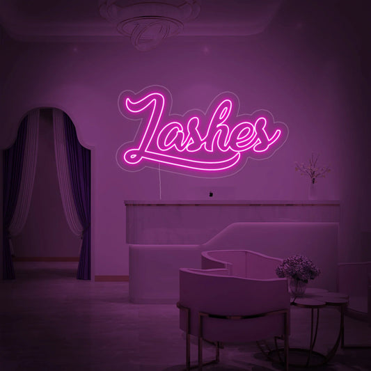 Lashes LED Neon Sign Light Neon