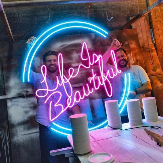 Life is Beautiful LED Neon Sign Light Neon