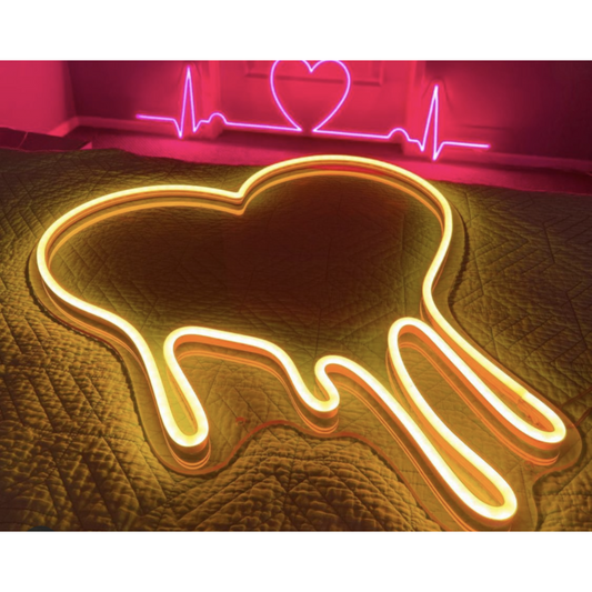 Melting Heart LED Neon Sign Light Neon