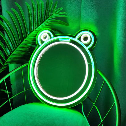 Frog Plexi Mirror LED Neon Sign Light Neon