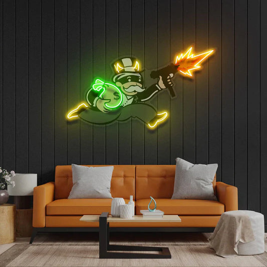 Monopoly Neon Art LED Neon Sign Light Neon
