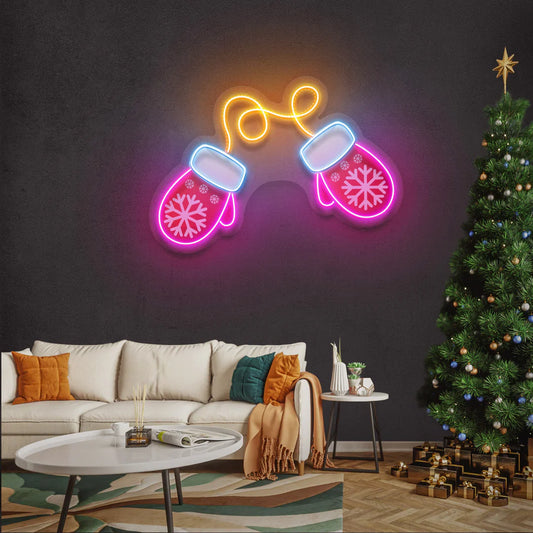 New Year's Gloves LED Neon Sign Light Neon
