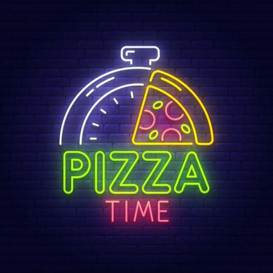 Pizza Time LED Neon Sign Light Neon