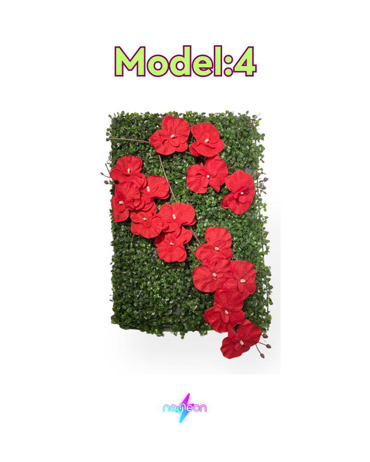 Outdoor Artificial Plant Wall Model: 4