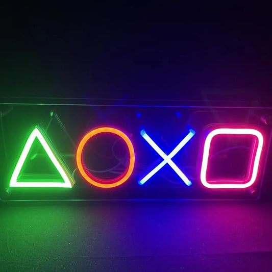 Playstation Keys LED Neon Sign Light Neon