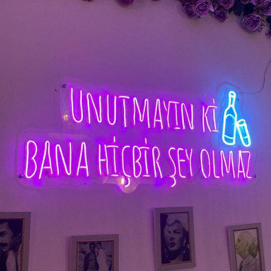 Remember that nothing can happen to me LED Neon Sign Light Neon