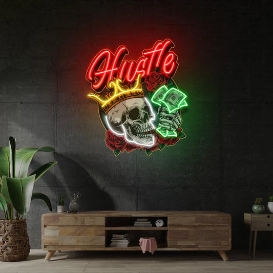 Rich Skull Neon Art LED Neon Sign Light Neon