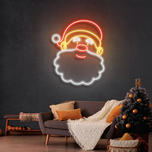 Santa Claus Christmas LED Neon Sign Light Neon