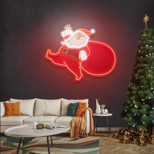 Santa Claus LED Neon Sign Light Neon
