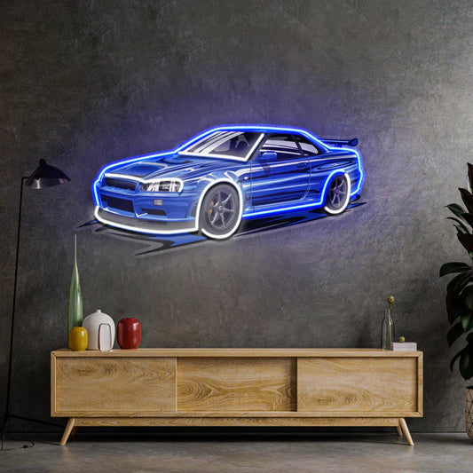 Skyline R34 Neon Art LED Neon Sign Light Neon