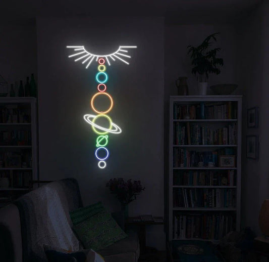 Solar System LED Neon Sign Light Neon