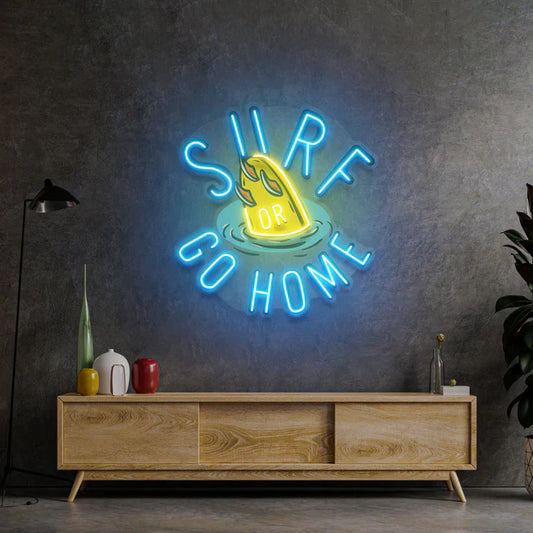 Surf for go home Neon Art LED Neon Sign Light Neon