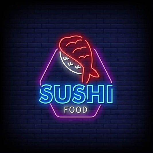 Sushi Food LED Neon Sign Light Neon
