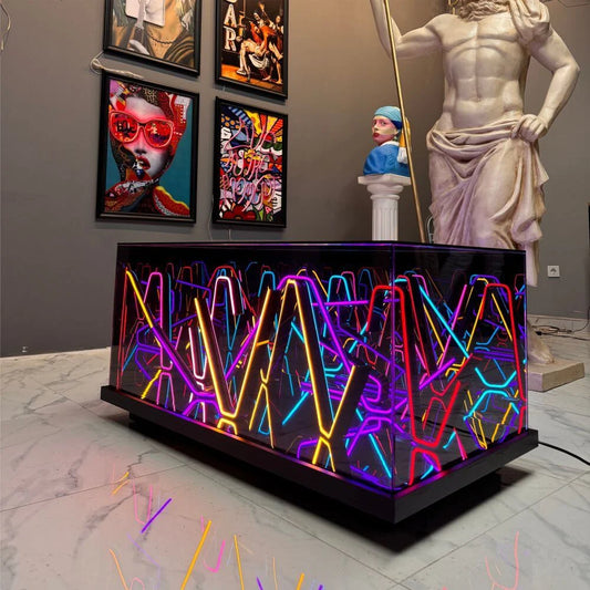 Radiant Neon Coffee Table Purple