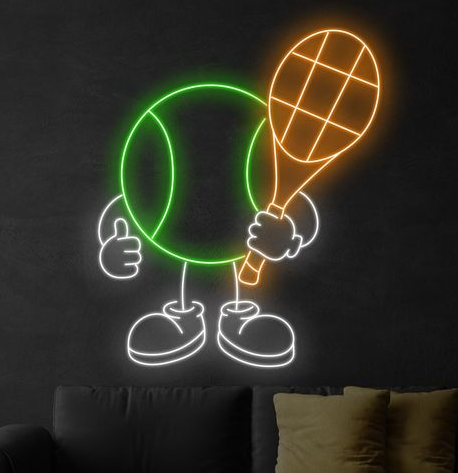 Tennis Ball playing tennis LED Neon Sign Light Neon