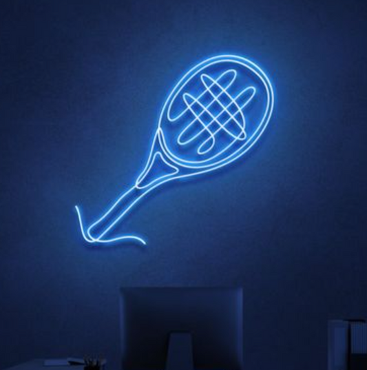 Tennis Racket LED Neon Sign Light Neon