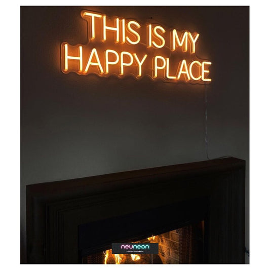 This Is My Happy Place LED Neon Sign Light Neon