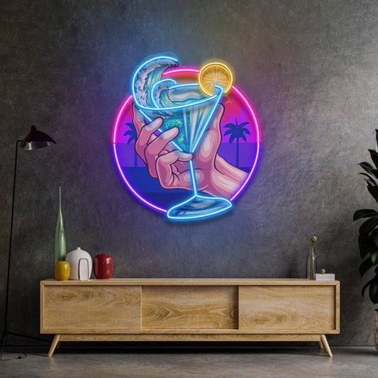 Tropical Cocktail Neon Art LED Neon Sign Light Neon