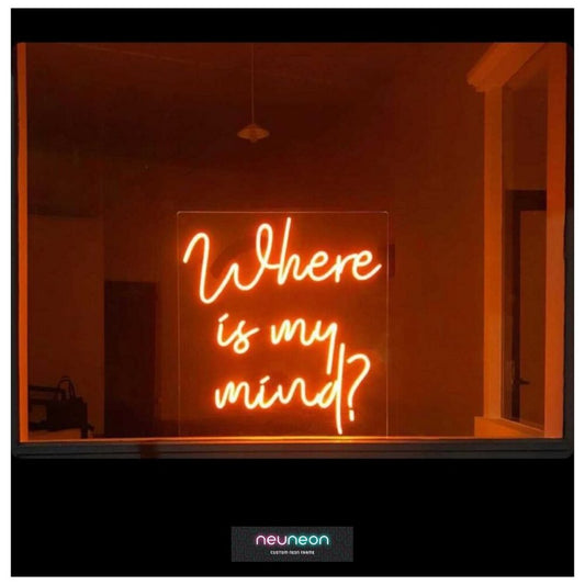 Where is my mind? LED Neon Sign Light Neon