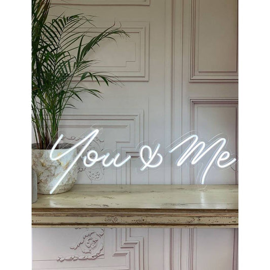 You and Me LED Neon Sign Light Neon