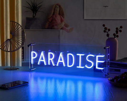 Paradise Desktop LED Neon Sign Light Neon