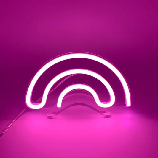 Rainbow Desktop LED Neon Sign Light Neon