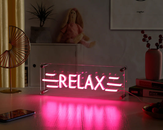 Relax Desktop LED Neon Sign Light Neon
