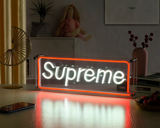Supreme Desktop LED Neon Sign Light Neon