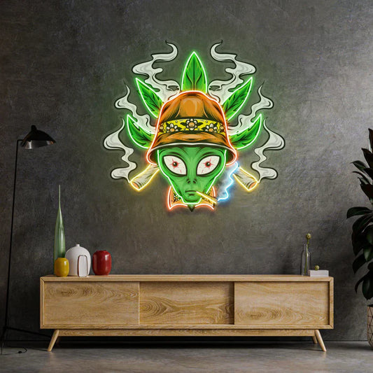 Addicted Alien Neon Art LED Neon Sign Light Neon