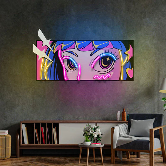 Anime Eyes Neon Art LED Neon Sign Light Neon