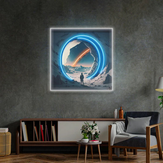 Astronaut in Space Neon Art LED Neon Sign Light Neon