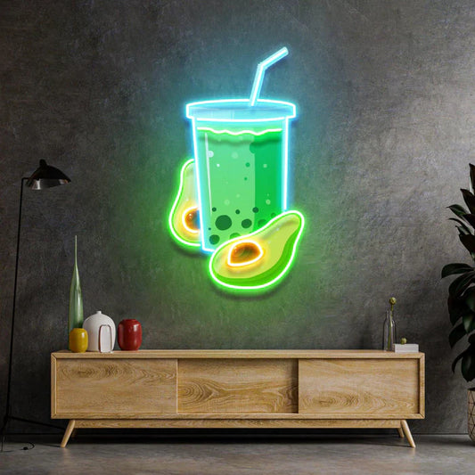 Avocado Smoothie Neon Art LED Neon Sign Light Neon