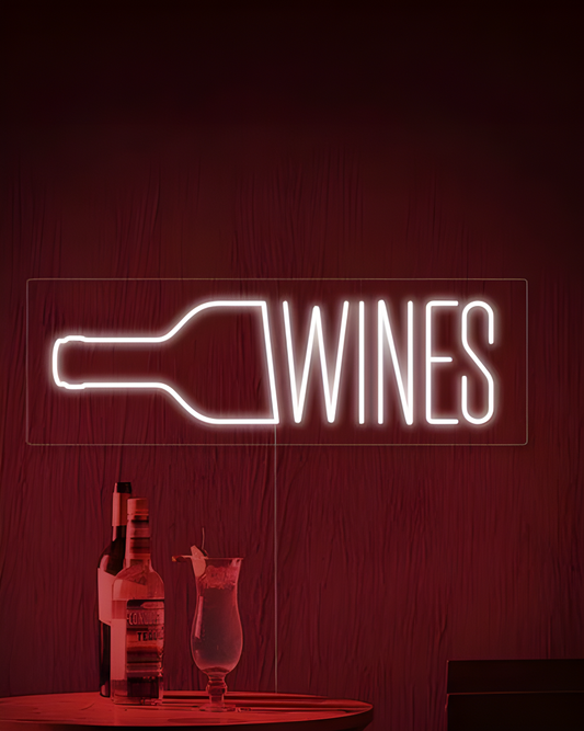 Wines LED Neon Sign Light Neon