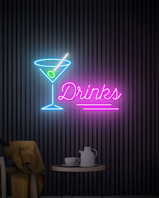 Drinks LED Neon Sign Light Neon