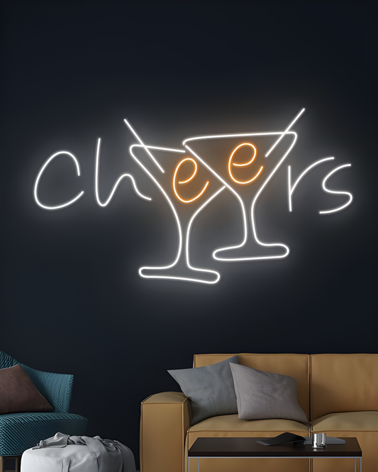 cheers LED Neon Sign Light Neon