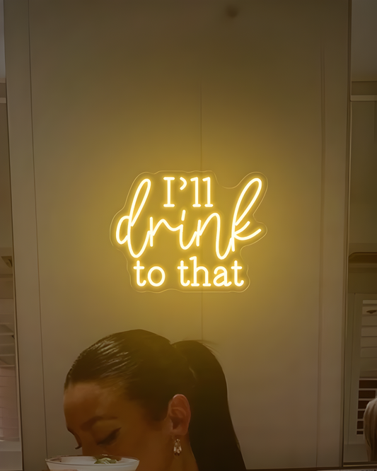 I'll drink to that LED Neon Sign Light Neon