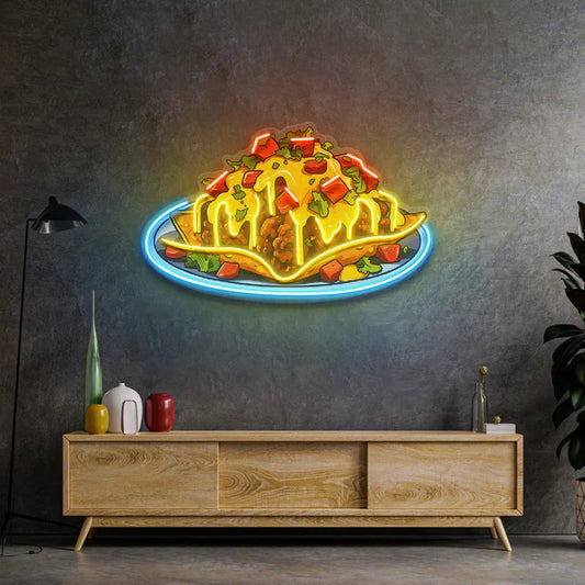 Beaver Cheeses Nachos Neon Art LED Neon Sign Light Neon