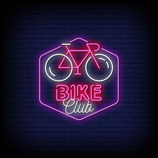 Bike Club LED Neon Sign Light Neon