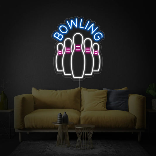 Bowling LED Neon Sign Light Neon
