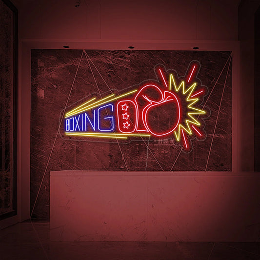 Boxing Gloves LED Neon Sign Light Neon