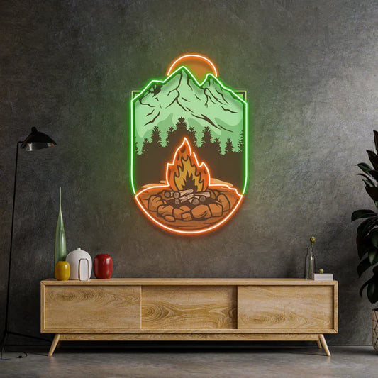 Campfire Neon Art LED Neon Sign Light Neon