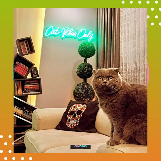 Cat Vibes LED Neon Sign Light Neon