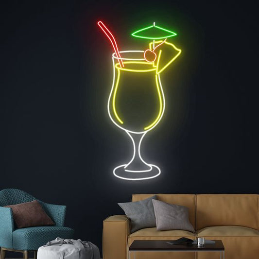 Cocktail LED Neon Sign Light Neon