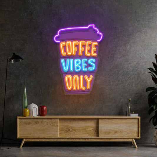 Coffee Vibes Only Neon Art LED Neon Sign Light Neon